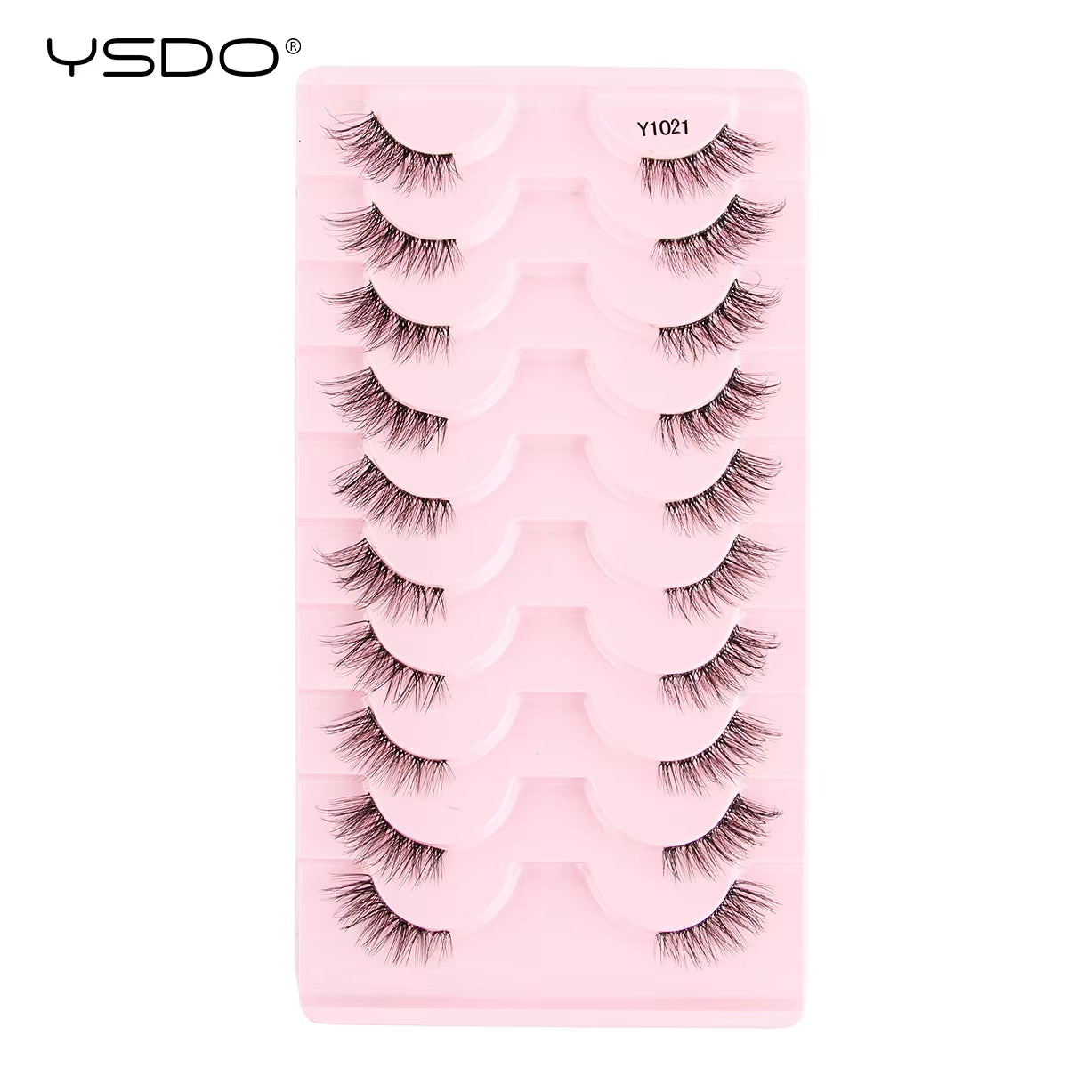 Fox Eye Lashes 3/10 Pairs Lashes 3D Mink Natural False Lashes Soft Cat Eye Lashes Extension Fluffy Lashes Makeup Half Eyelashes