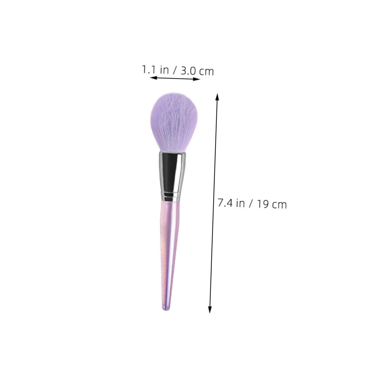 Complete Women'S Makeup Brush Set 10Pcs Amethyst Makeup Brushes for Daily Use Travel and Professional Application