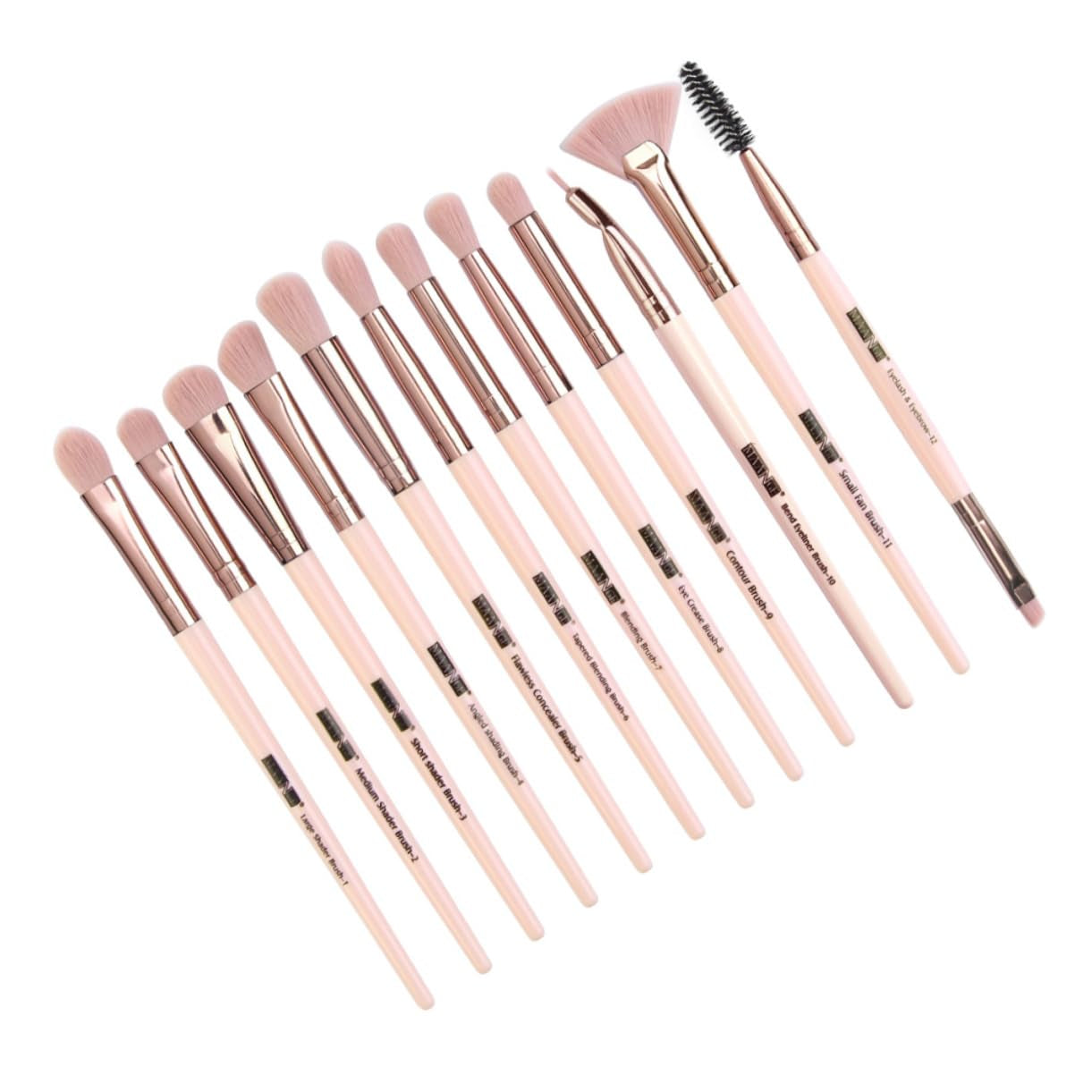 Women'S Makeup Brush Set 12Pcs Makeup Brush Kit Holder Sturdy for Daily Use